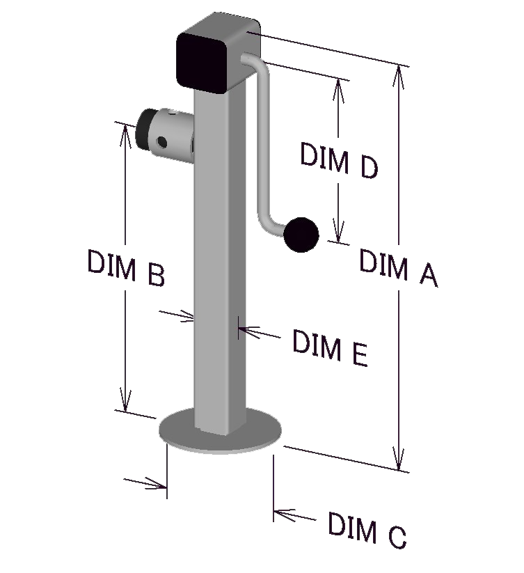 Sidewind Lifting Jack Diagram